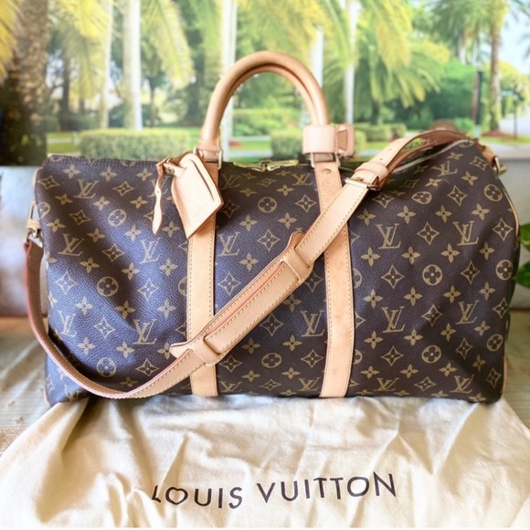 Louis Vuitton Keepall 50 Bandouliere Monogram Bag - Picture 1 of 10